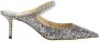 Jimmy Choo Zilveren Glitter Puntige Neus Platte Schoenen Gray Dames - Thumbnail 12