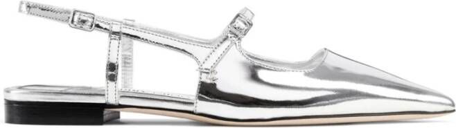 Jimmy Choo Zilveren Hakken Sandalen Gray Dames