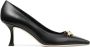 Jimmy Choo Zwarte Kalfsleren Sandalen Black Dames - Thumbnail 1