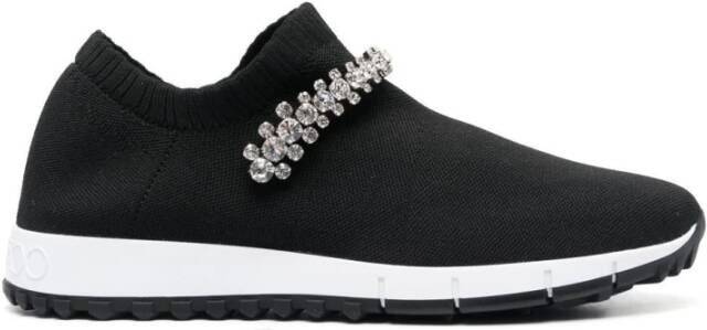 Jimmy Choo Zwarte Kristal Verona Stijlvolle Schoenen Black Dames