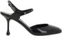 Jimmy Choo Zwarte Lakleren Slingback Hakken Black Dames - Thumbnail 1