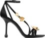 Jimmy Choo Zwarte Metalen Sandalen Black Dames - Thumbnail 1