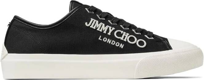 Jimmy Choo Zwarte Palmamcyeb Sneakers Black Heren