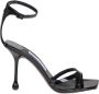 Jimmy Choo Zwarte patentleren sandaal met verstelbare band Black Dames - Thumbnail 2