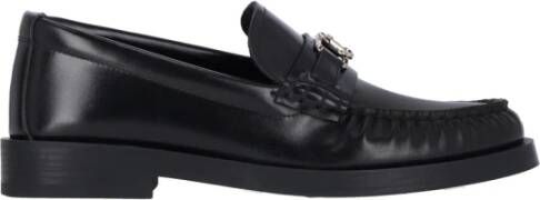 Jimmy Choo Zwarte Platte Mocassini Schoenen Black Dames