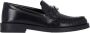 Jimmy Choo Zwarte Leren Flats met Kettingdetail Black Dames - Thumbnail 15