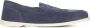 John Lobb Blauwe Suède Loafer Schoenen Blue Heren - Thumbnail 1