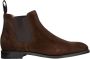 John Lobb Donkerbruine Suède Stijlvolle Schoenen Brown Heren - Thumbnail 1