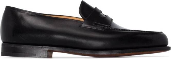 John Lobb Loafers Black Heren