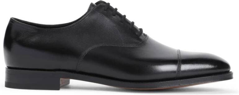 John Lobb Zwarte Enkellaarzen voor Mannen Black Heren