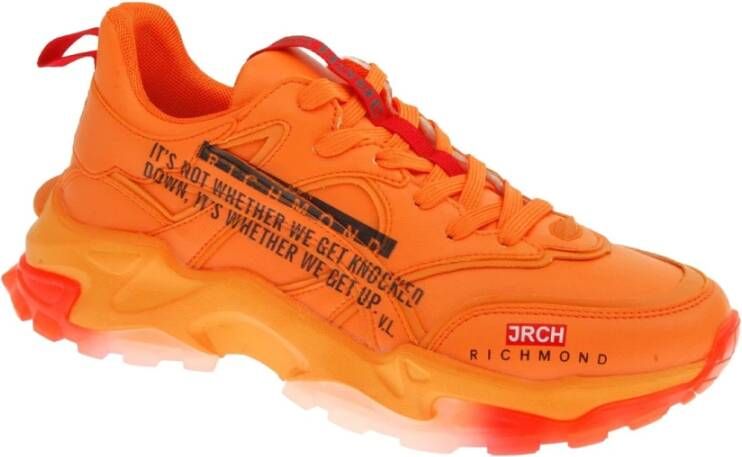 John Richmond Chunky Sole Sneaker Oranje Heren