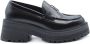 John Richmond Stijlvolle Loafers voor Vrouwen Black Dames - Thumbnail 1