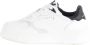 John Richmond Leren sneakers met vetersluiting White Heren - Thumbnail 1