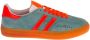 John Richmond Leren Sneakers met Zijlogo en Banden Multicolor Heren - Thumbnail 1