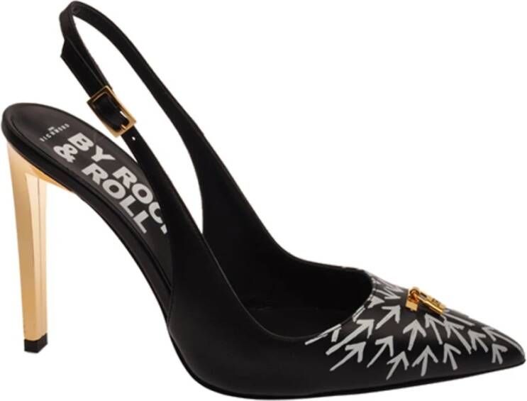 John Richmond Slingback met gesp Black Dames