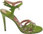 John Richmond Studded hoge hak sandaal met patroon Green Dames - Thumbnail 1