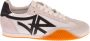 John Richmond Tricolor Logo Sneakers Ronde Neus Vetersluiting Rubberen Zool Multicolor Heren - Thumbnail 1