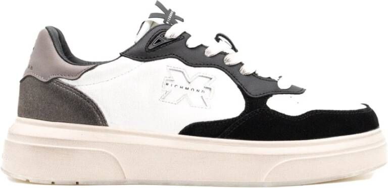 John Richmond Witte Sneakers 20018 Herfst Winter 2023 2024 Collectie White Heren