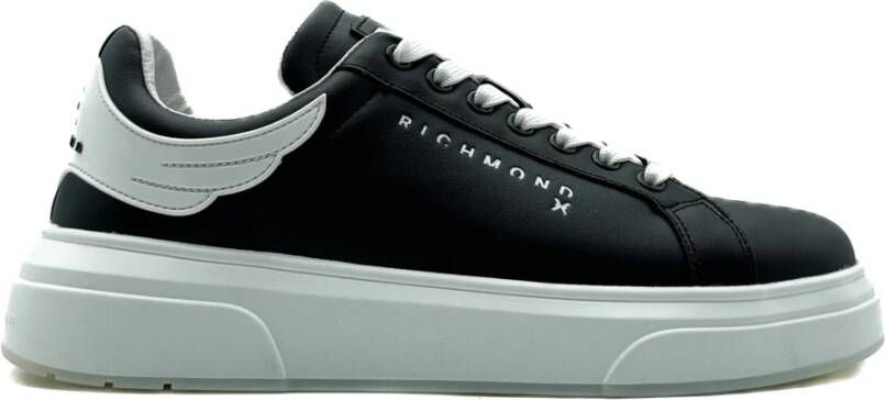 John Richmond Zwarte Sneakers Model 20007 Black Heren