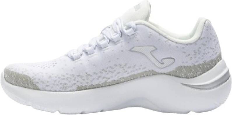 Joma Witte Platte Veterschoenen Dame White Dames