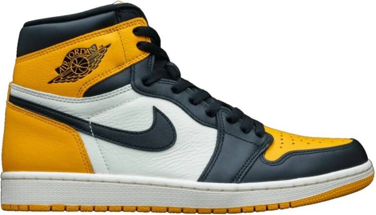 Jordan Retro High OG Yellow Toe Sneakers Multicolor Heren