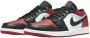 Jordan Air 1 Low Basketball Schoenen black gym red white maat: 43 beschikbare maaten:42.5 43 44.5 45 - Thumbnail 1