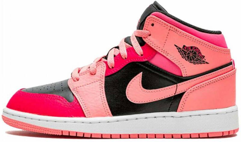 Jordan Air 1 Mid Chalk(Gs) Roze Dames