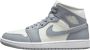 Jordan Air 1 Mid Stealth (W) Grijs Heren - Thumbnail 1