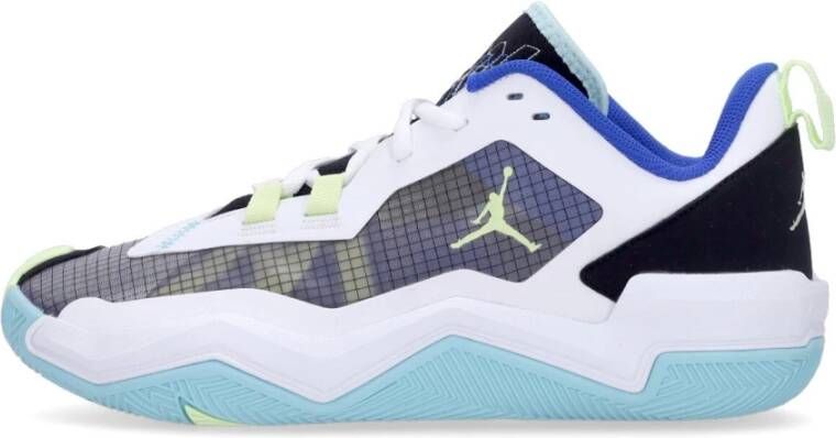 Jordan Basketbalschoenen met laag profiel en Dual Layer Zoom Unit Blue Heren