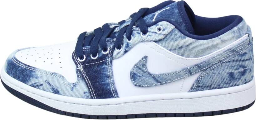 Jordan Gewassen Denim Lage SE Sneakers Blue Heren