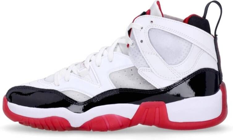 Jordan Hoge Top Sneaker Rood Zwart Wit White Heren