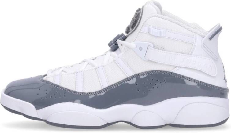 Jordan Hoge Top Sneaker Wit Grijs Herenschoen White Heren