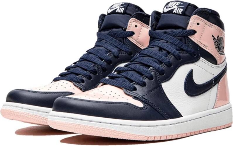 Jordan 1 Retro High Dames Schoenen Black Mesh Synthetisch Schoenen