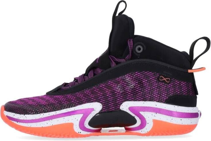 Jordan Air Xxxvi Black Hyper Violet White Bright Mango Schoenmaat 47 1 2 Basketball Performance Mid CZ2650 004