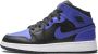 Jordan 1 Mid Heren Schoenen Black Leer Foot Locker - Thumbnail 1