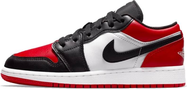 Jordan Klassieke Low Bred Toe Sneakers Rood Heren