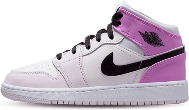 Jordan Klassieke Mid-Top Sneaker in Diverse Kleuren Purple Dames