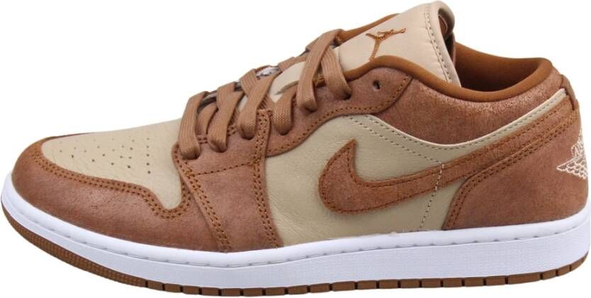 Jordan Koffiebruine Lage Sneakers Brown Dames