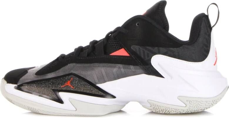 Jordan One Take 3 Black Bright Crimson White Grey Fog Schoenmaat 40 1 2 Basketball Performance Low DC7701 001