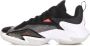 Jordan One Take 3 Black Bright Crimson White Grey Fog Schoenmaat 40 1 2 Basketball Performance Low DC7701 001 - Thumbnail 1