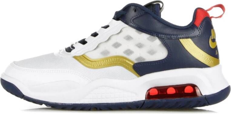 Jordan Lage schoen in wit midnight navy university rood Multicolor Heren