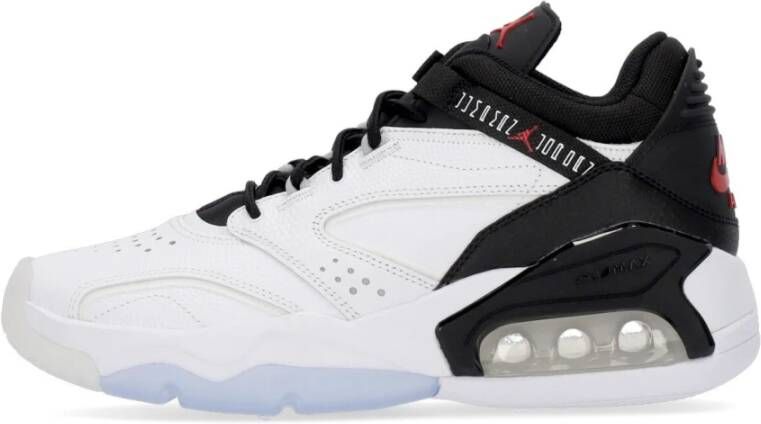 Jordan Lage Sneaker Zwart Rood Wit Grijs White Heren