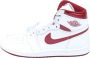 Jordan Metallic Burgundy High 85 Sneakers White - Thumbnail 1