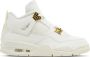 Jordan Metallic Gold Retro Sneakers Limited Edition White Heren - Thumbnail 1