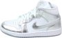 Jordan Metallic Silver Mid SE Sneakers Gray Dames - Thumbnail 1