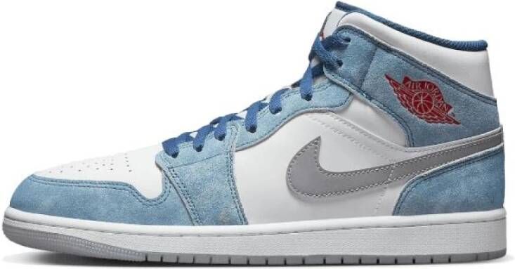 Jordan Air 1 Mid SE Franse Sneakers Blauw Dames