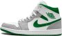 Jordan 1 Mid Heren Schoenen White Leer Synthetisch - Thumbnail 1