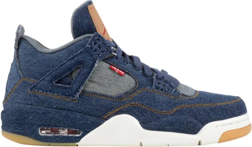 Nike Beperkte Oplage Retro Levis Denim Schoenen Blue Heren