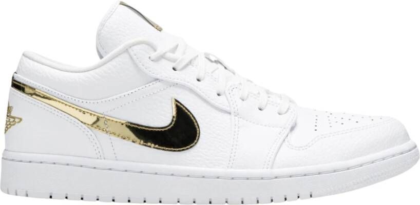 Nike Beperkte oplage Wit Metallic Goud Low-Top White Heren