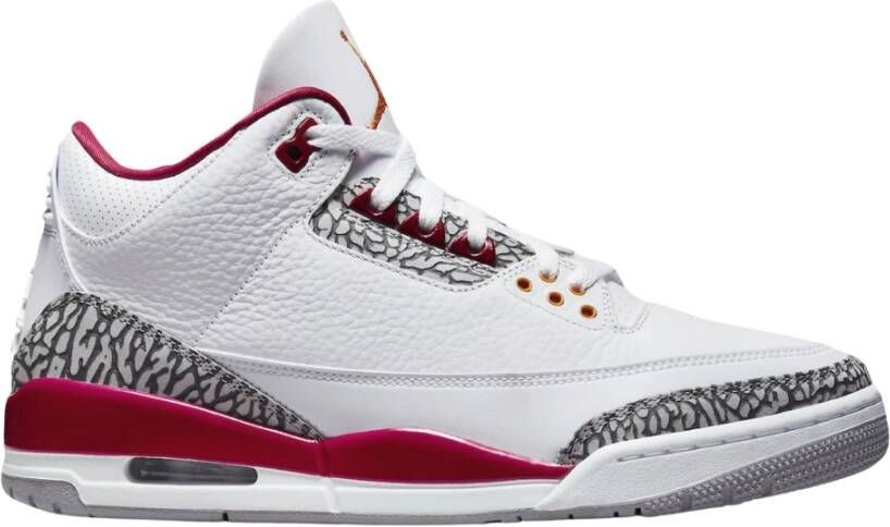 Nike Cardinal Red Retro 3 Limited Edition Multicolor Heren